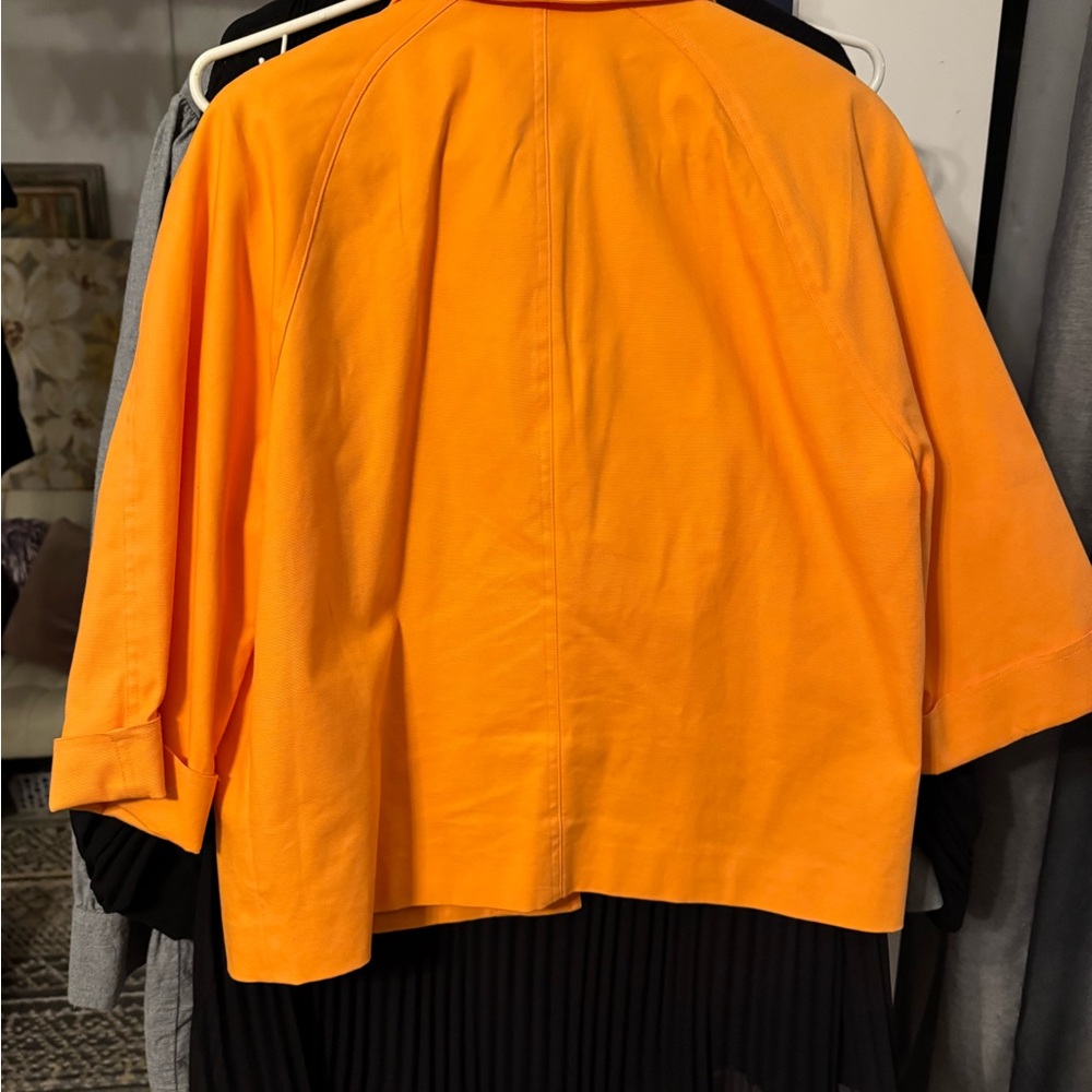 Orange Transitions Button-Up Jacket - image 2